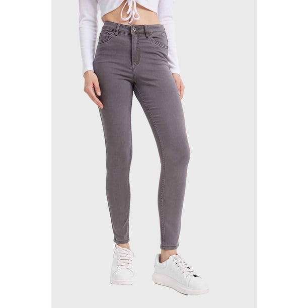 Jeans Mujer Skinny Emilia Gris - lll