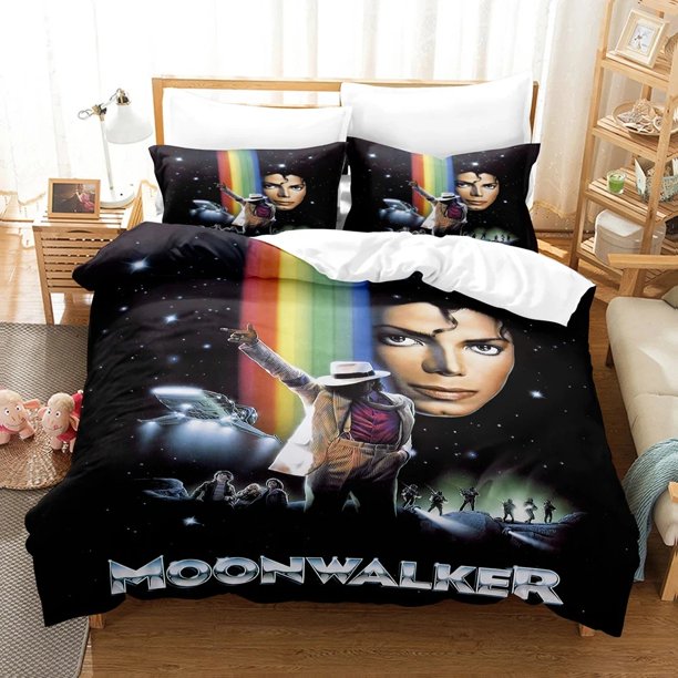 Michael Jackson Bedding Set Duvet Cover Bed Set Quilt Cover Pillowcase Comforter Boys Adult Bedding Set