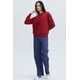 thumbnail image 4 of Polerón Mujer Oversize Bordado Burdeo, 4 of 4