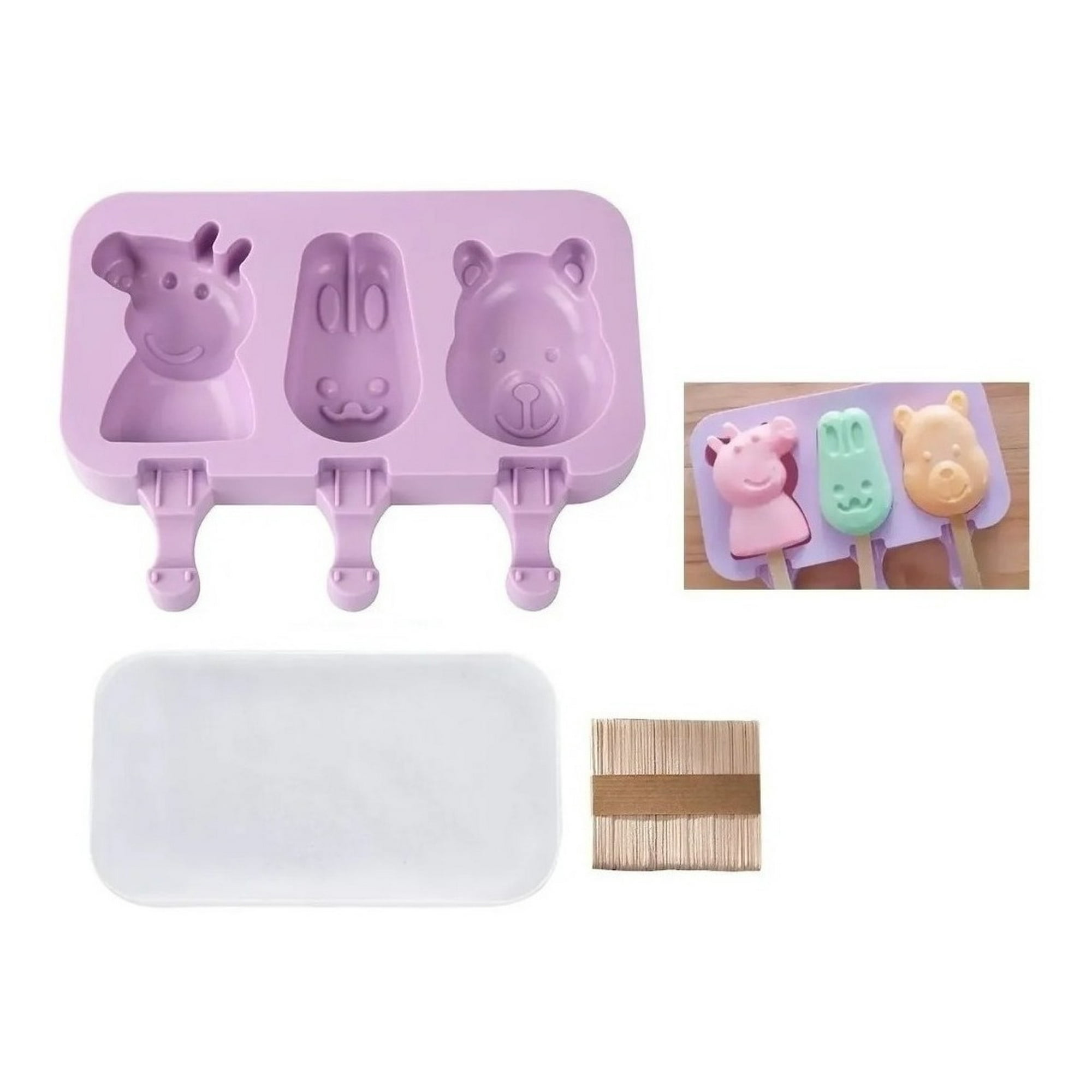 Genérico - Molde De Helado De Silicona Paleta De Helado Cakesicle