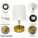 thumbnail image 5 of Lámpara de Mesa VERDILUME Portátil Recargable Dorada, 5 of 9