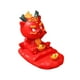 thumbnail image 3 of Adorno De Dragón, Soporte Para Teléfono, Centro De Mesa Para Chimenea, Entrada, Oficina, Rojo, 3 of 3