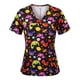 thumbnail image 1 of Delantal Mujer tela elasticada estampada dinosaurios. Combina con Negro - Art. 2506, 1 of 3