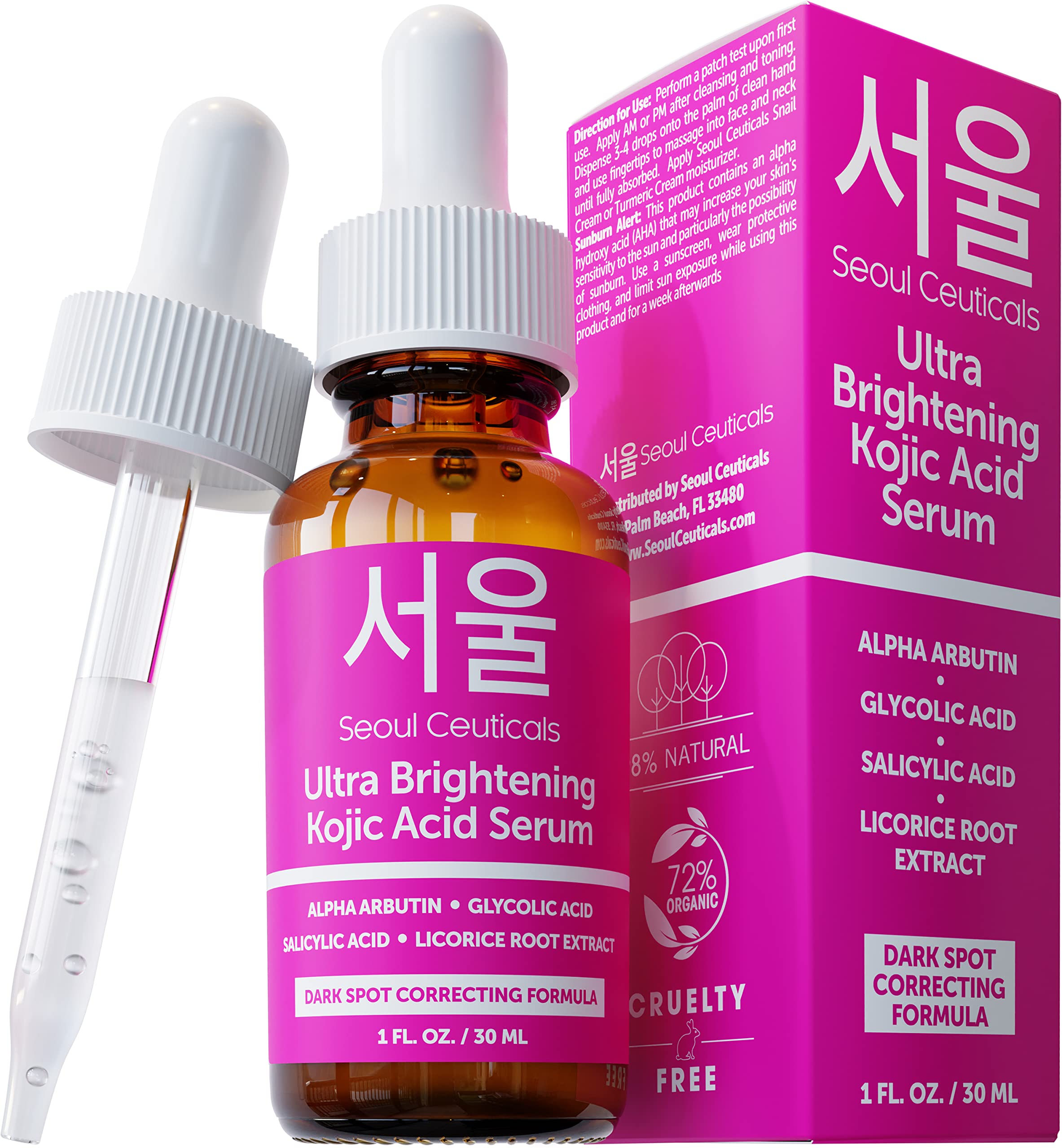 Serum Seoulceuticals Ácido Kójico Alfa Arbutina 30 Ml Dark Spot