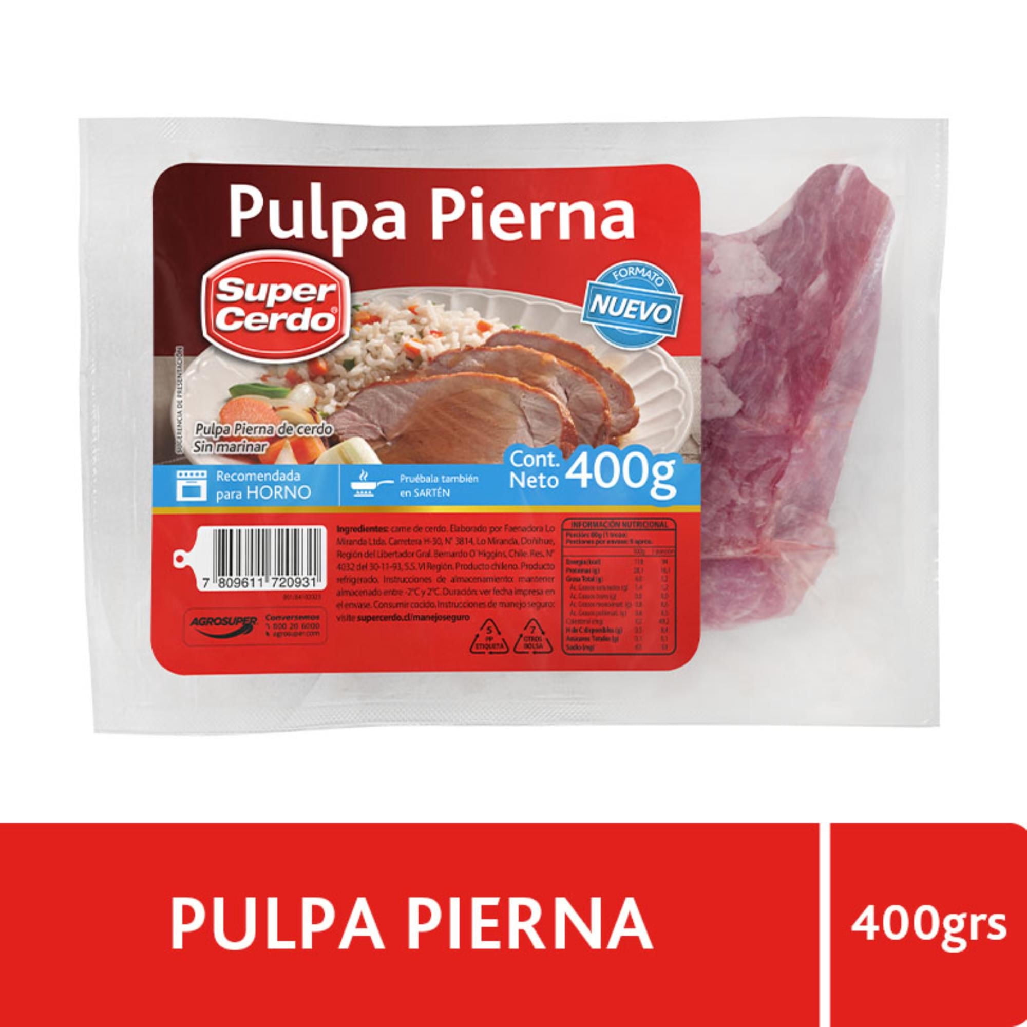 Pulpa De Cerdo Pierna 400 g Super Cerdo