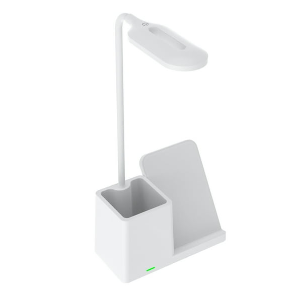 Almohadilla de carga inalámbrica para iPhone Samsung Galaxy Qi Soporte de carga rápida para Apple Watch AirPods Pro 3 en 1 Negro-Blanco