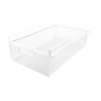 Magideal - Cajón De Almacenamiento Debajo Del Escritorio, Organizador De Escritorio, Ahorro De Espacio, Estante De Almacenamiento, Contenedor, Cajón Extraíble Co Blanco