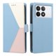 thumbnail image 4 of Funda con Solapa para Xiaomi 14T Pro, Diseño Tricolor con Ranuras, Azul Claro, 4 of 6