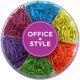 thumbnail image 1 of Clips de papel Office Style 28 mm 480 piezas surtidas, 1 of 6