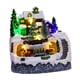 thumbnail image 4 of Casa de pueblo navideña, adornos de construcción coleccionables, colección de escenas de nieve iluminadas para estantería, vacaciones, interior, niñas, 4 of 5