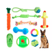 thumbnail image 2 of Set 10 Juguetes Para Mascotas, Pelota De Cuerda, Disco Y Más, 2 of 2