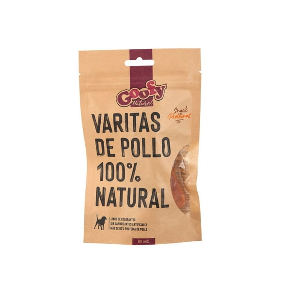 Snack Goofy Varita de pollo Natural 60 gr.