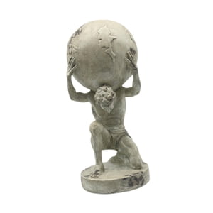 Bothyi - Estatua Del Dios Griego Feng Shui Que Lleva El Mundo Estatua Del Titán