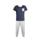 thumbnail image 5 of Pijama Largo Surtido* Manga Corta Diseño Sólido Hombre Talla XL, 5 of 10