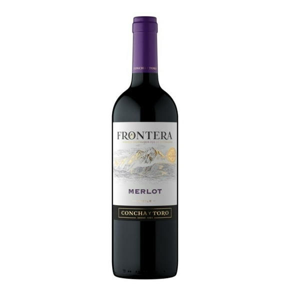 Vino Tinto Frontera Merlot Botella, 750 cc
