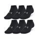 thumbnail image 3 of Sixpack Pack 6 Pares Calcetines Under Armour Essential Low Cut Negro, 3 of 4