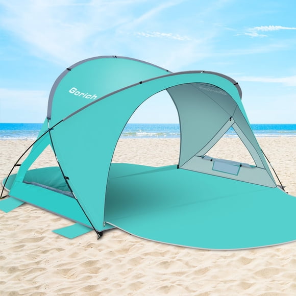 Carpa de playa Gorich 290x210x160 cm UPF50+ para 6-7 personas