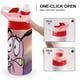 thumbnail image 4 of Coraje, el Perro CobardeBotella de Agua con Tapa Pop Top de Un Toque, Acero Inoxidable, a Prueba de Fugas, para Deportes, Botella Infantil rosa 12 oz, 4 of 6