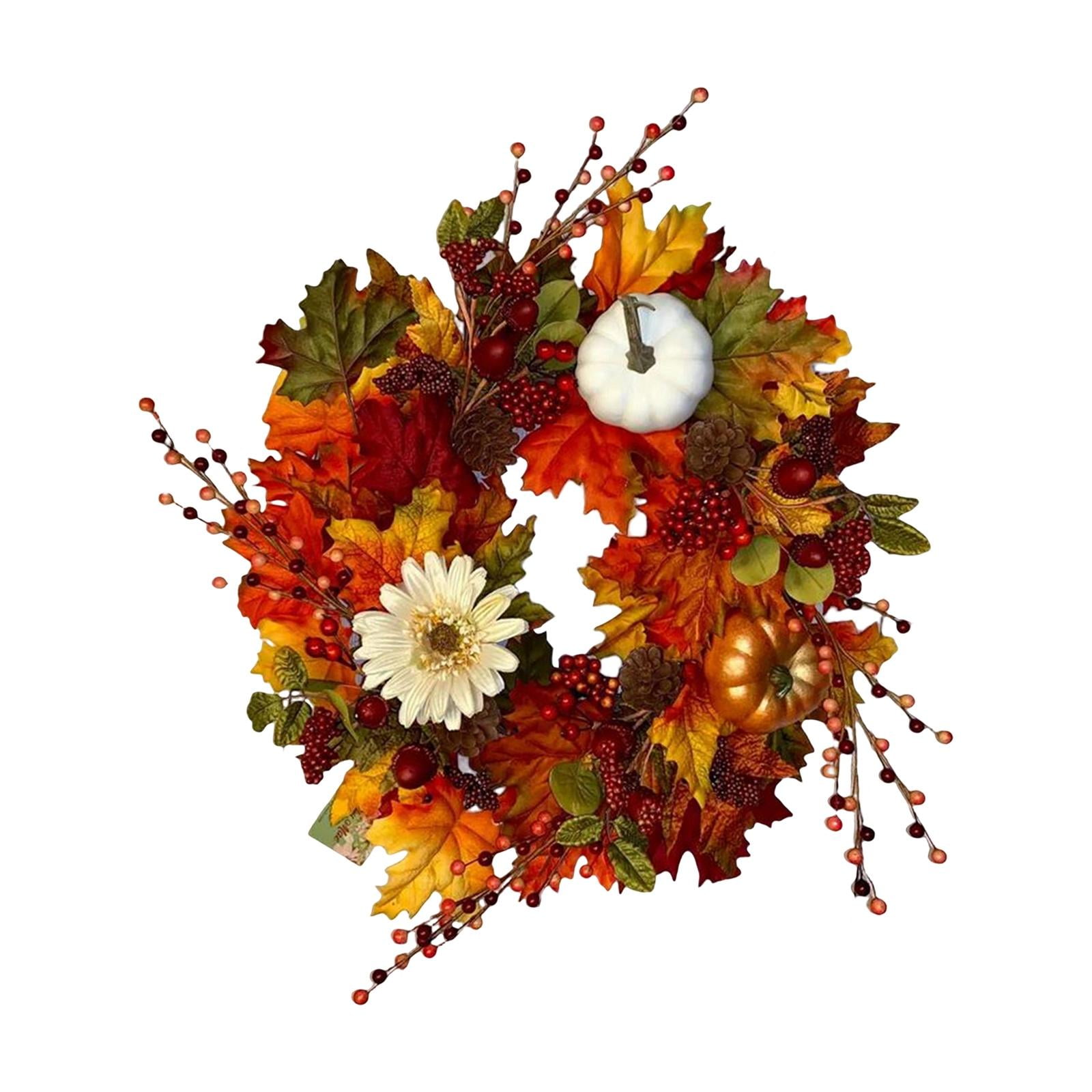 Bothyi - Guirnalda De Cosecha Para Puerta Delantera, Guirnalda De Otoño Para Decoración De Festivales, Estilo De Jardín D