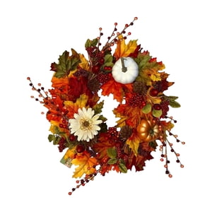 Bothyi - Guirnalda De Cosecha Para Puerta Delantera, Guirnalda De Otoño Para Decoración De Festivales, Estilo De Jardín D