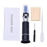 Ioensy - Refractómetro Brix Con Caja De Almacenamiento Auto Avanzado Para Elaboración Casera De Azúcar De Frutas