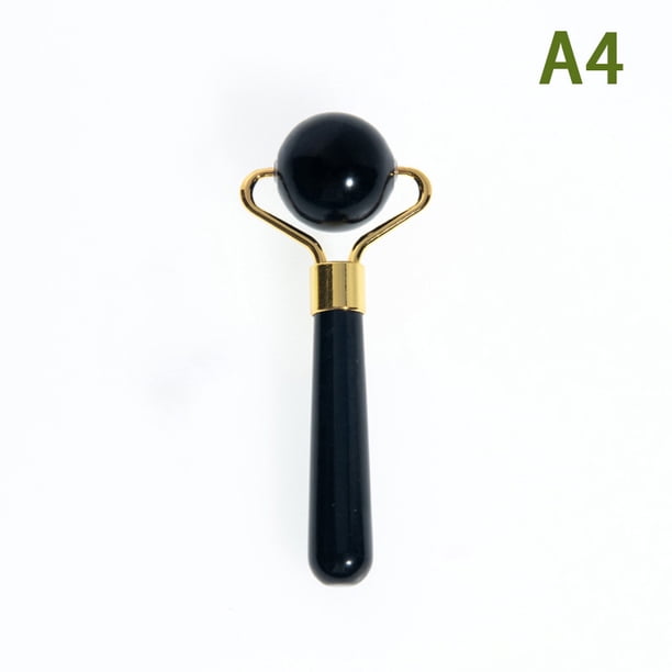 1pc Natural Jade Massager Round Ball Roller Manual Facial Gua Sha Skin Care Eye Beauty Lifting Wrinkle Remover Massage Scraper