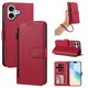 thumbnail image 1 of Funda con Billetera para [iPhone 17] con Bolsillo Zipper y Tarjetero Rojo, 1 of 6