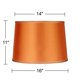 thumbnail image 4 of Pantalla Springcrest 36x41x28 cm Naranja con ribete plateado, 4 of 5