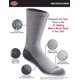 thumbnail image 2 of Calcetines de caña media Dickies Dri-Tech con control de humedad, gris, 6 pares, 2 of 5