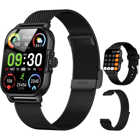 Smartwatch Wsq F34 2.04 Fitness Tracker 3 Correas Ai