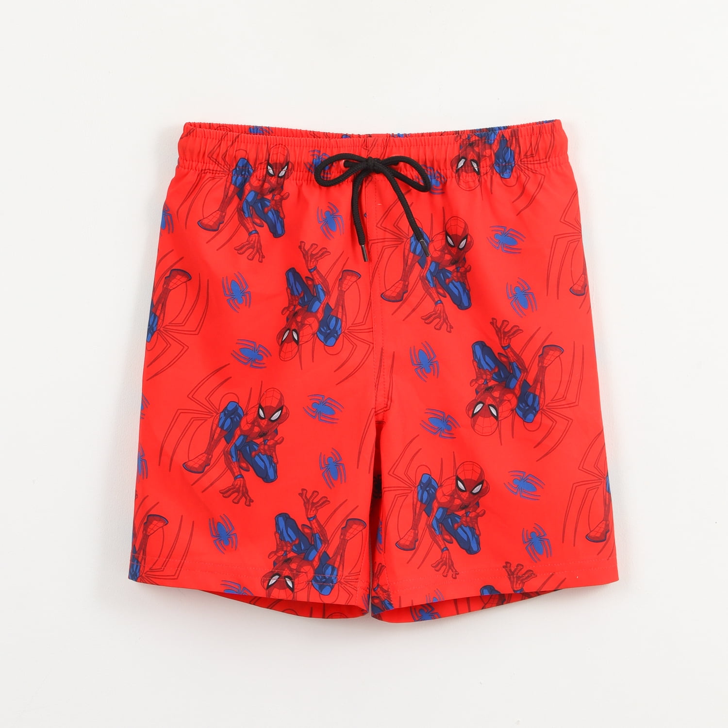 Traje De Baño Niño Rojo Full Print Spiderman Marvel