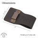thumbnail image 5 of Soporte para cinta métrica FESA Leather Top Grain Leather, marrón, 5 of 8