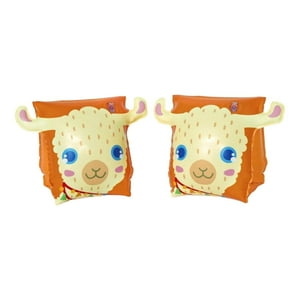 Alitas Infable Little Llama 23X15Cm 3-6 Años Bestway Naranja Tamano Unico