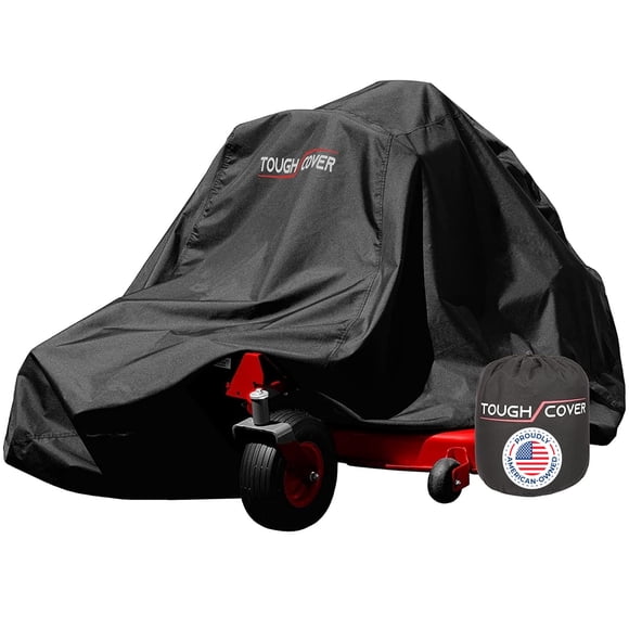 Cubierta Tough Cover 600D de grado marino, negra e impermeable para cortacésped de giro cero