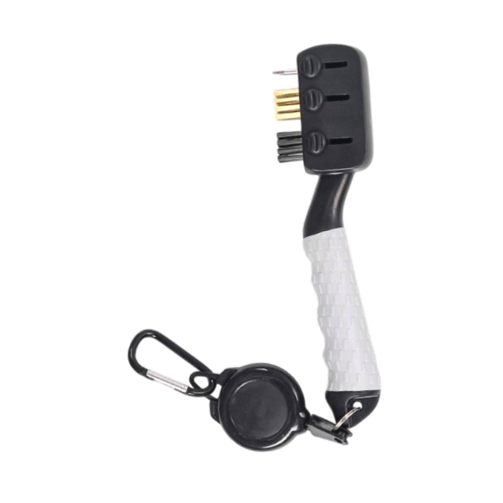 Ioensy - Cepillo Limpiador De Palos De Golf Accesorios De Golf Para Practicar Día Del Padre Al Aire Libre Blanco