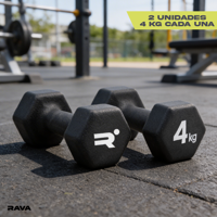 Set De 2 Mancuernas Ejercicio Fitness Dumbbell 4Kg Rava
