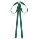 thumbnail image 1 of INSPIRE CHIC Broche de Mujer Lazo de Corbata de Satén con Perla para Fiesta de Boda Talla Única Verde, 1 of 4