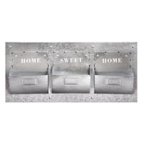 Vgo - Organizador De Pared Galvanizado