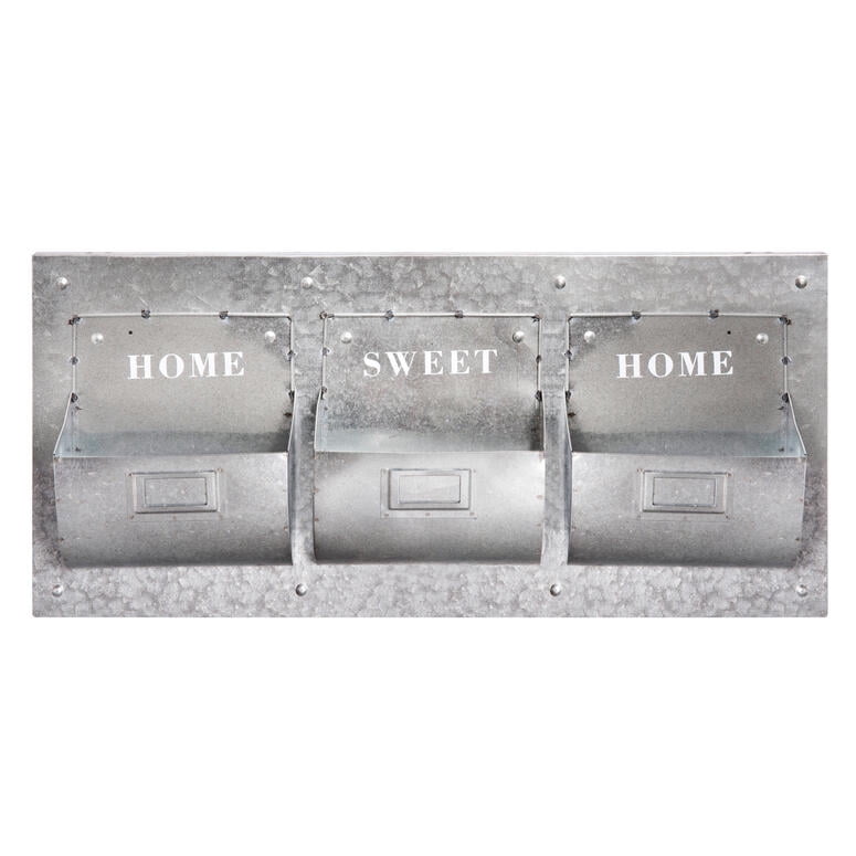 Vgo - Organizador De Pared Galvanizado