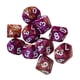 thumbnail image 4 of 10 Uds. Dados De 10 Lados D10 Dados Poliédricos Para Juegos De Mesa De Mazmorras Y Dragones Púrpura Rojo, 4 of 5