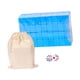 thumbnail image 3 of Juego de Mini Mahjong de viaje juego de juguetes de Mahjong chino con 144 dados de fichas con bolsa de almacenamiento juegos de fichas clásicas , 24mm azul, 3 of 5