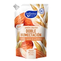 Jabón Líquido Doble Humectación Avena Y Aceite De Almendras 750 Ml Ballerina