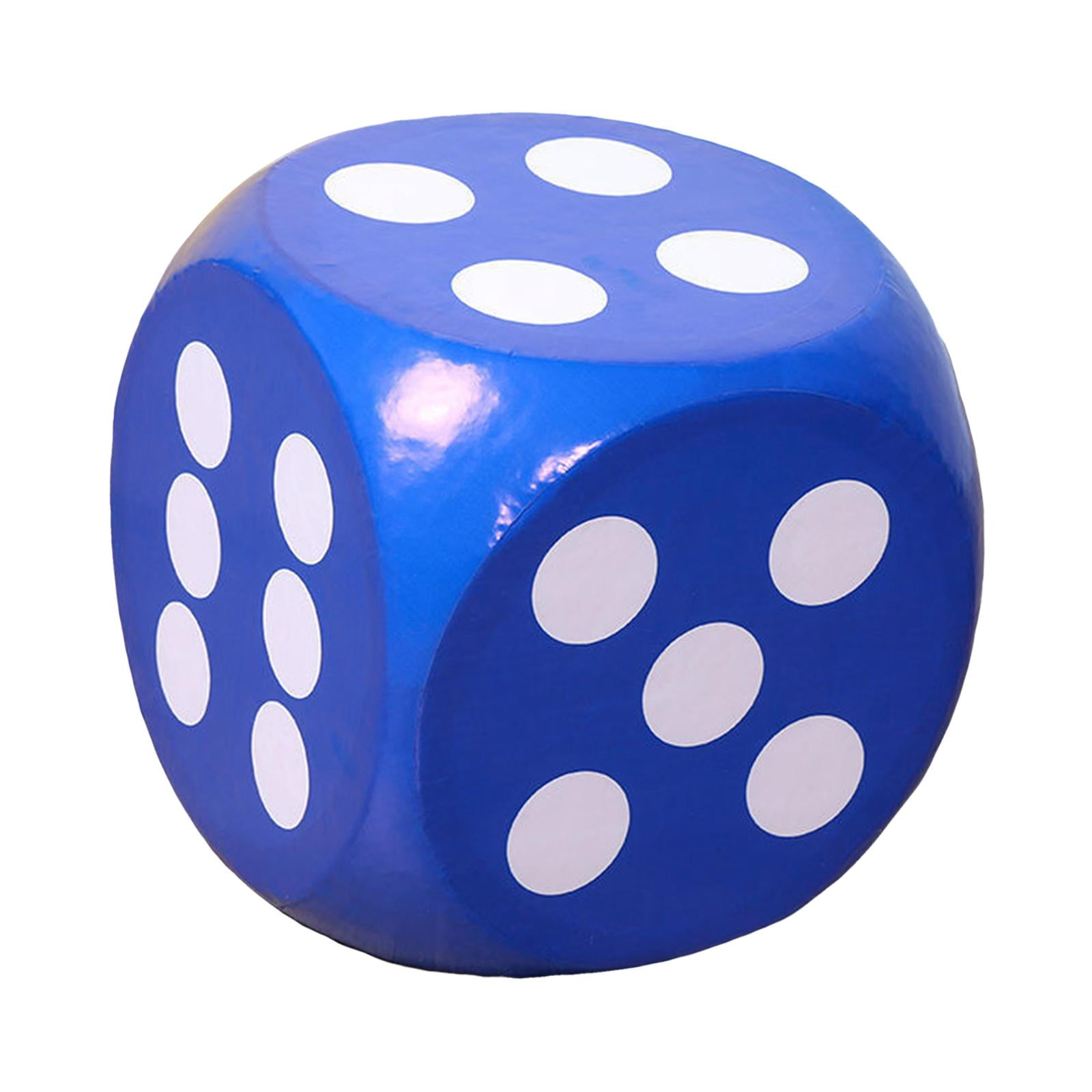 Magideal - Dados De Espuma Eva D6 De 30 Cm, Para Jugar, Enseñar Matemáticas, Habilidades Matemáticas Tempranas, Juegos De Mesa Para El Aula, Niños Y Niñas, Para Rellenar Bolsas, Regalos De Fiesta Azul