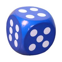Magideal - Dados De Espuma Eva D6 De 30 Cm, Para Jugar, Enseñar Matemáticas, Habilidades Matemáticas Tempranas, Juegos De Mesa Para El Aula, Niños Y Niñas, Para Rellenar Bolsas, Regalos De Fiesta Azul