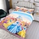 thumbnail image 3 of Princesa de Disney Conjunto de sábanas temático, trío de piezas, cómodo y amigable con la piel, diseño único, regalo de decoración para el hogar para familiares, amigos y fans,135cm *200cm, 3 of 6