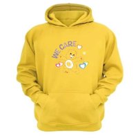 Genérico - Polerón Canguro Osos Cariñosos Amarillo Talla Xs Unisex