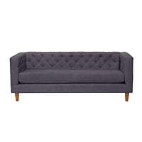 Latam Home - Sofa Brescia 3C Lino Gris Oscuro