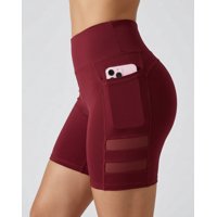 Flix Spa - Short Yoga Mujer Suplex Nitro Con Bolsillo Estilo Moderno -A352