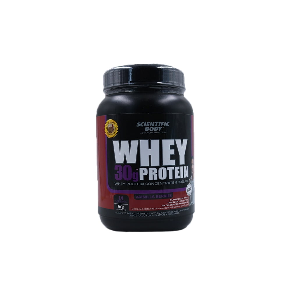 Scientific Body - Whey Protein Vainilla Berries 500 G