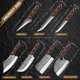 thumbnail image 2 of Juego de cuchillos Dfito de 14 piezas con mango de madera y bolsa enrollable – regalo, 2 of 9